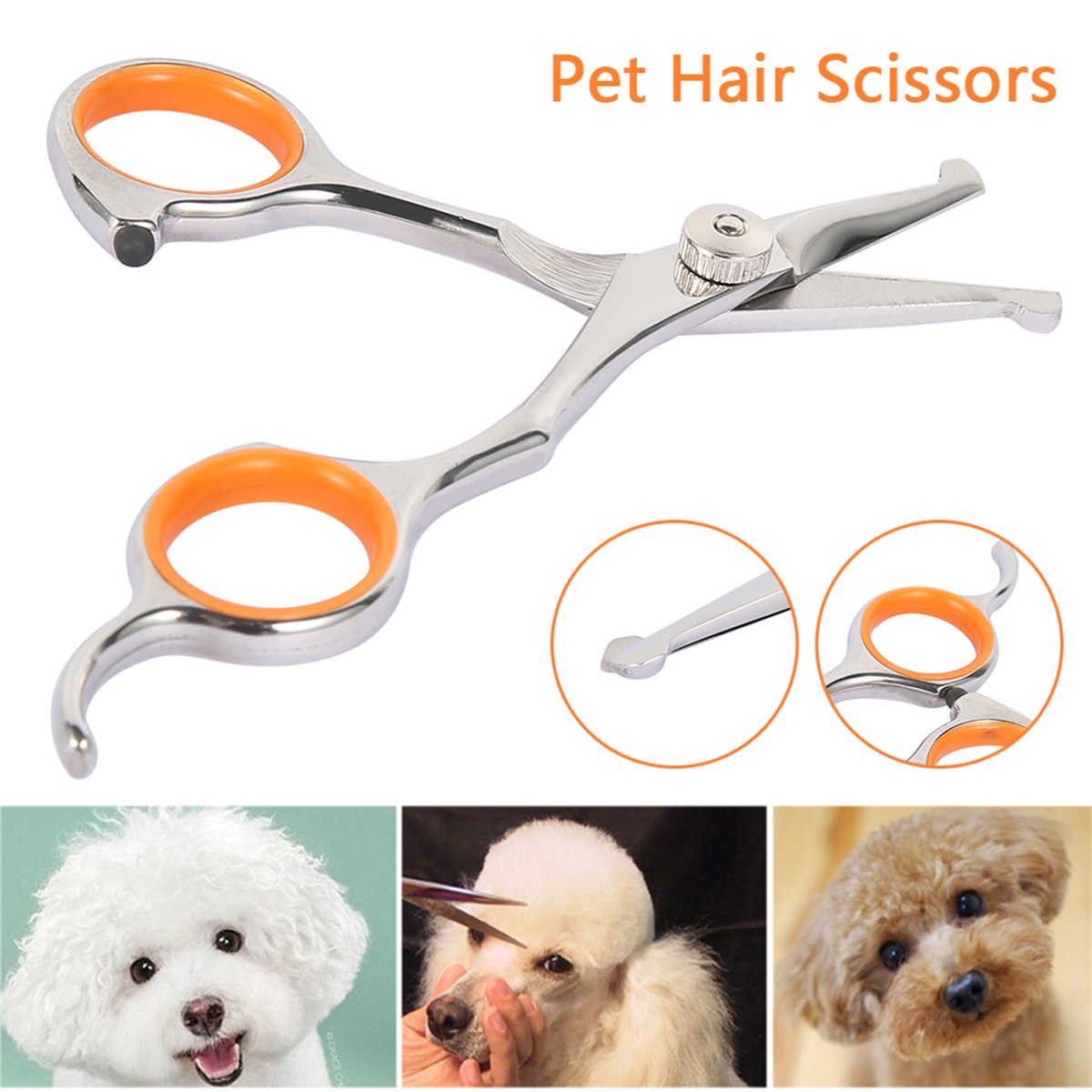 Trimming Scissor Set - Nożyczki do pielęgnacji zwierząt z okrągłym