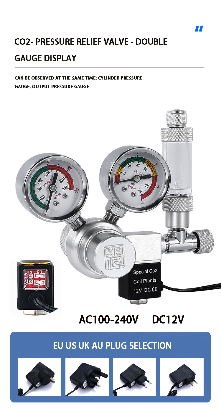 Akwarium regulator CO2 zawór e – Planted Aquarium Kit recenzja i cena