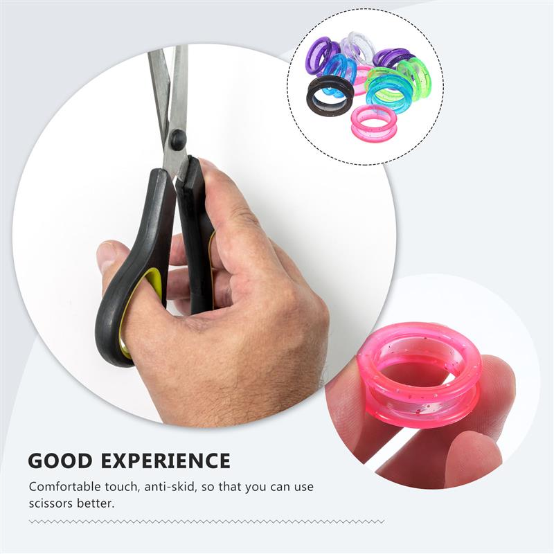 12 szt. Silikonowe pierścienie – Trimming Scissor Set recenzja i cena